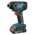 Impact Drivers | Factory Reconditioned Bosch 25618-02-RT 18V Lithium-Ion 1/4 in. Impact Driver with SlimPack Batteries image number 1