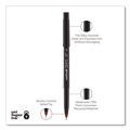 Pens | uni-ball 60144 ONYX Fine 0.7 mm Roller Ball Pen - Black/Red Barrel (1-Dozen) image number 2
