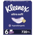 Cleaning & Janitorial Supplies | Kleenex 54317 3-Ply Ultra Soft Facial Tissue - White (4 Packs/Carton) image number 2