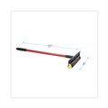 Cleaning Tools | Boardwalk BWK824 21 in. Handle 8 in. Wide Blade General-Duty Squeegee - Black/Red image number 2