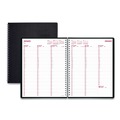 Calendars & Planners | Brownline CB950V.BLK 11 x 8.5 DuraFlex 12-Month (Jan-Dec 2025) Weekly Planner - Black Cover image number 0