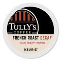 Office Jansan | Tully's Coffee 5000330024 Coffee K-Cups - French Roast Decaf (96/Carton) image number 1