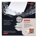 Cleaning & Janitorial Supplies | WypAll 34865 X60 12.5 in. x 13 in. 1/4 Fold General Clean Cloths - White (76/Box, 12 Boxes/Carton) image number 6