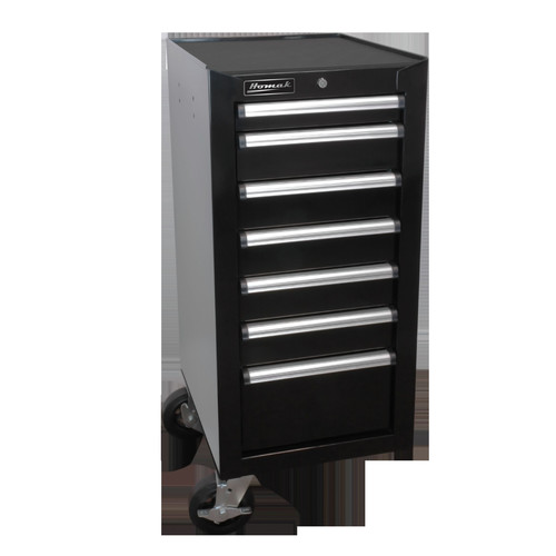 Tool Storage Accessories | Homak BK08018070 18 in. H2Pro Series 7 Drawer Side Cabinet (Black) image number 0