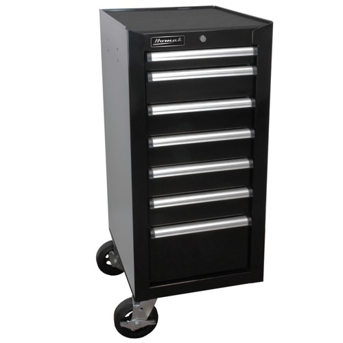 Tool Storage Accessories | Homak BK08018070 18 in. H2Pro Series 7 Drawer Side Cabinet (Black) image number 0