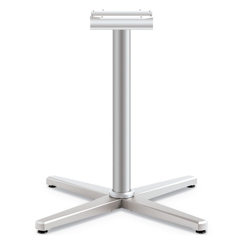  | HON HCT29LX.PR8 Arrange 32 in. x 32 in. x 28 in. X-Leg Base for 42 in. - 48 in. Tops - Silver image number 0
