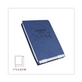 Office Jansan | Universal A7011723A 9.5 in. x 11 in. 6 in. Capacity 2 Posts Pressboard Hanging Binder - Blue image number 5