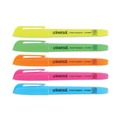 Customer Appreciation Sale - Save up to $60 off | Universal UNV08857 Chisel Tip Assorted Color Pocket Highlighters (12/Set) image number 1