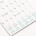 Calendars & Planners | Brownline C171103 12-Month (Jan to Dec): 2026 12 in. x 17 in. EcoLogix Artwork Monthly Wall Calendar - White/Green Sheets image number 3