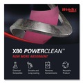 Office Jansan | WypAll 41029 Power Clean X80 12.5 in. x 12 in. Heavy-Duty Cloths - Red (50/Box, 4 Boxes/Carton) image number 8