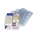Bulk Savings Pricing 3 | Cardinal 7856 000 Business Card Refill Pages for 2 x 3.5 Cards - Clear (10/Pack) image number 2