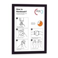 Office Furniture Accessories | Durable 464701 DURAFRAME MAGNETIC Sign Holder Frame 13.39 x 17.87 Black Frame 2/Pack image number 3