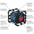 Speakers & Radios | Factory Reconditioned Bosch GPB18V-5CN-RT 18V Lithium-Ion Bluetooth 5.0 Corded/Cordless Jobsite Radio with Power Station and (2) AA Batteries (Tool Only) image number 3