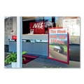 Office Jansan | Durable 476803 DURAFRAME 8.5 in. x 11 in. Sign Holder - Red Frame (2/Pack) image number 8