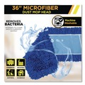 Mops | Gritt Commercial GRI18236 36 in. x 5 in. Microfiber Looped Dust Mop Pad Head - Blue image number 3
