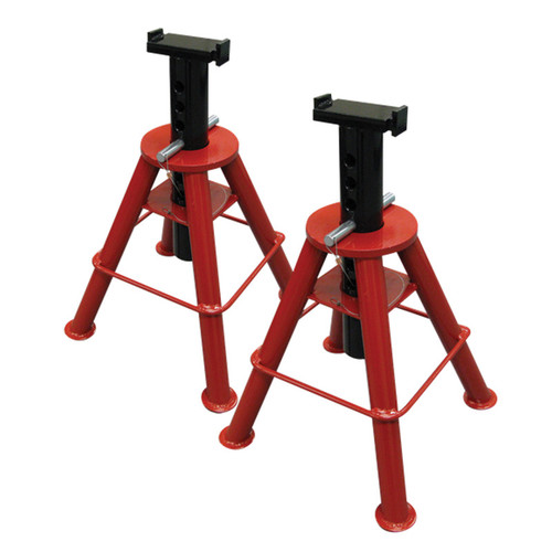 Jack Stands | Sunex HD 1310 10 Ton Capacity Medium Height Pin Type Jack Stands (Pair) image number 0