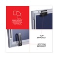 Office Jansan | Universal UNV44618 24 in. x 18 in. Deluxe Melamine Dry Erase Board - White Surface, Aluminum Frame image number 5