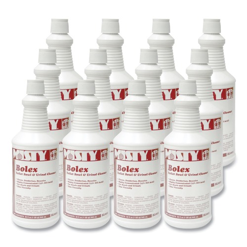Misty 1038799 32 oz. Bolex 23% Hydrochloric Acid Bowl Cleaner - Wintergreen (12/Carton) image number 0