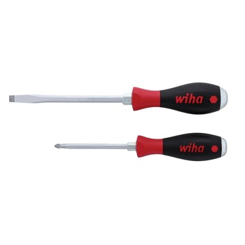Wiha Tools 53082 2-Piece SoftFinish XHeavy Duty Slotted and Phillips Screwdriver Set