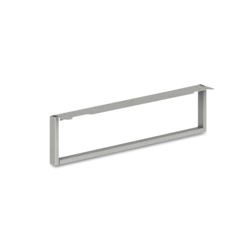 Office Desks & Workstations | HON HLSL307O.T1 Voi 2 in. x 29.75 in. x 7 in. O-Leg Support for Low Credenza - Platinum Metallic image number 0
