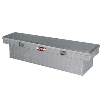 AUTOMOTIVE | Delta Aluminum Single Lid Slimline Full-size Crossover Truck Box (Bright)