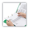 Office Jansan | Smead 26837 Colored End Tab Classification Folders with Six Fasteners - Letter, Green (10/Box) image number 5