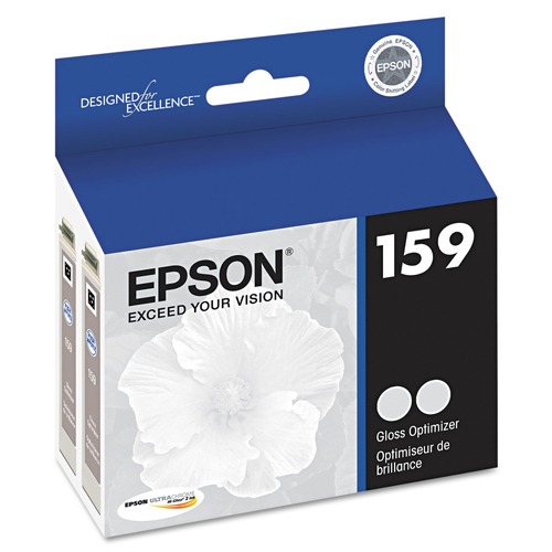 | Epson T159020 UltraChrome T159020 (159) Hi-Gloss 2 Gloss Optimizer Ink - Clear image number 0