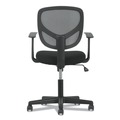  | Basyx HVST102 17 in. - 22 in. Seat Height 1-Oh-Two Mid-Back Task Chair Supports Up to 250 lbs. - Black image number 3