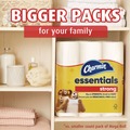 Cleaning & Janitorial Supplies | Charmin 80370672 Essentials Strong 1-Ply Septic Safe Bathroom Tissue - White (4/Carton) image number 2