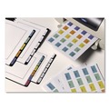 Office Jansan | Avery 16280 1.25 in. Wide 1/5-Cut Printable Plastic Tabs with Repositionable Adhesive - White (96/Pack) image number 2
