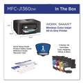 Office Electronics & Batteries | Brother MFCJ1360DW MFCJ1360DW Work Smart 1360 Copy/Print/Scan Wireless Color Inkjet AIO Printer image number 1