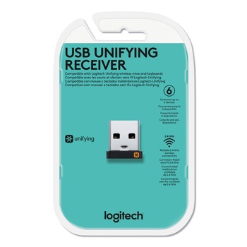 Logitech USB Unifying Receiver - Black