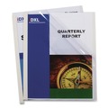 Sheet Protectors | C-Line 32457 0.13 in. Capacity 8.5 in. x 11 in. Vinyl Report Covers with Binding Bars - Clear (50/Box) image number 3