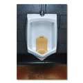Cleaning & Janitorial Supplies | Boardwalk TSU-P-006I006I-25-AAS80 5.22 oz Vertical Urinal Screen - Summer Sunshine Scent/Yellow (6/Carton) image number 4