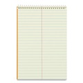 Office Jansan | National 36746 80 Eye-Ease Green Sheets 6 in. x 9 in. Gregg Rule Standard Spiral Steno Pad - Brown Cover image number 2