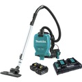 Vacuums | Factory Reconditioned Makita XCV09PT-R 36V (18V X2) LXT Brushless Lithium-Ion 1/2 Gallon Cordless HEPA Filter Backpack Dry Vacuum Kit with 2 Batteries (5 Ah) image number 0