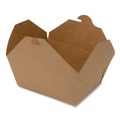 Food Trays, Containers, and Lids | SCT SCH 0733 ChampPak 7.75 in. x 5.5 in. x 2.5 in. #3 Carryout Boxes - Kraft (200/Carton) image number 1