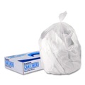 Trash Bags | Boardwalk H7450PCKR01 44 Gallon 1.3 mil 37 in. x 50 in. Perforated Roll Low-Density Waste Can Liners - Clear (100/Carton) image number 0