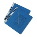 Office Jansan | ACCO A7054122A PRESSTEX 11 in. x 8.5 in. 6 in. Capacity 2 Posts Post Binders with Storage Hooks - Light Blue image number 2
