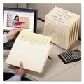 Office Jansan | Smead 75605 2 in. Expansion 100% Recycled Top Tab File Jackets - Letter, Manila (50/Box) image number 5