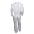 Bib Overalls | Ansell KCC 46005 A30 Elastic-Back Coveralls - Double Extra Large, White (25/Carton) image number 2
