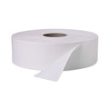 Toilet Paper | Windsoft W2002 3.4 in. x 1000 ft. 2 Ply Septic Safe Jumbo Roll Bath Tissue - White (12 Rolls/Carton) image number 0