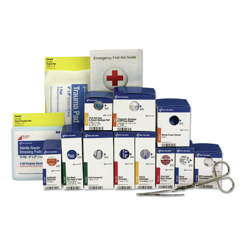First Aid | First Aid Only 90582 Medium Metal SmartCompliance ANSI A First Aid Refill Kit (94-Piece) image number 0