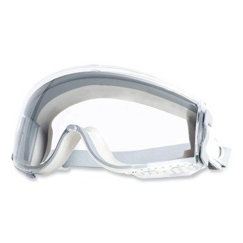Honeywell Uvex HydroShield Anti-Fog/Anti-Scratch Lens Stealth Safety Goggles - Clear Lens Clear/Gray Frame