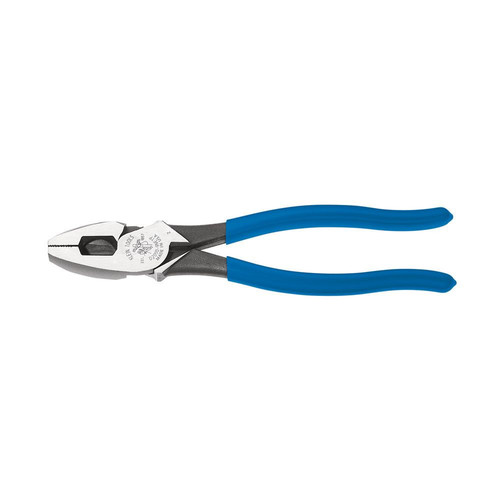 Pliers | Klein Tools D2000-9NETP 9 in. Lineman's Fish Tape Pulling Pliers with High Leverage Design and Handle Tempering image number 0