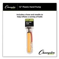  | Champion Sports IP12 12 in. Long Standard Hand Pump - Yellow/Black image number 4
