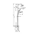 Fixtures | Hansgrohe 04530000 Shower System (Chrome) image number 1