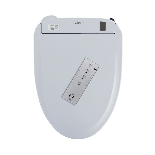 Bidet Seats | TOTO SW584T20#01 Connectplus WASHLET S350e Elongated Bidet Toilet Seat with Auto Open and Close and ewaterplus (Cotton White) image number 0