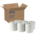 Cleaning & Janitorial Supplies | Scott 01005 8 in. x 1000 ft. 1.5 in. Core 1-Ply Essential High Capacity Hard Roll Towels - White (6 Rolls/Carton) image number 0