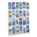  | Safco 5601CL Reveal Clear Literature Displays, 24 Compartments, 30w X 2d X 41h, Clear image number 2
